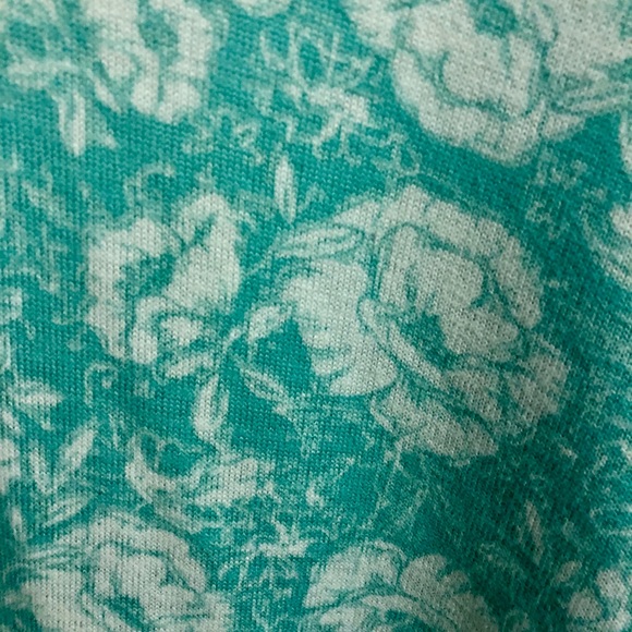 Mint Green Floral Lularoe Sarah Size Medium - Picture 4 of 4